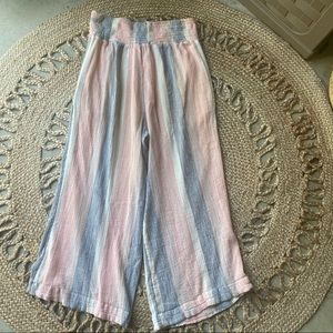 Free People - Wide Leg stripped Pants